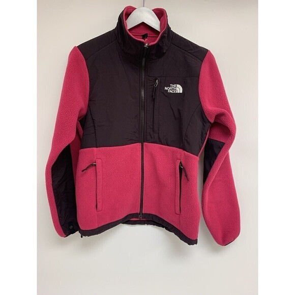 BOGO North Face Womens Denali Fleece Full Zip Jacket Pink Brown Polartec Small - Picture 1 of 14